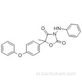 2,4- 옥사 졸리 딘다 이온, 5- 메틸 -5- (4- 페녹시 페닐) -3- (페닐 아미노) -CAS 131807-57-3